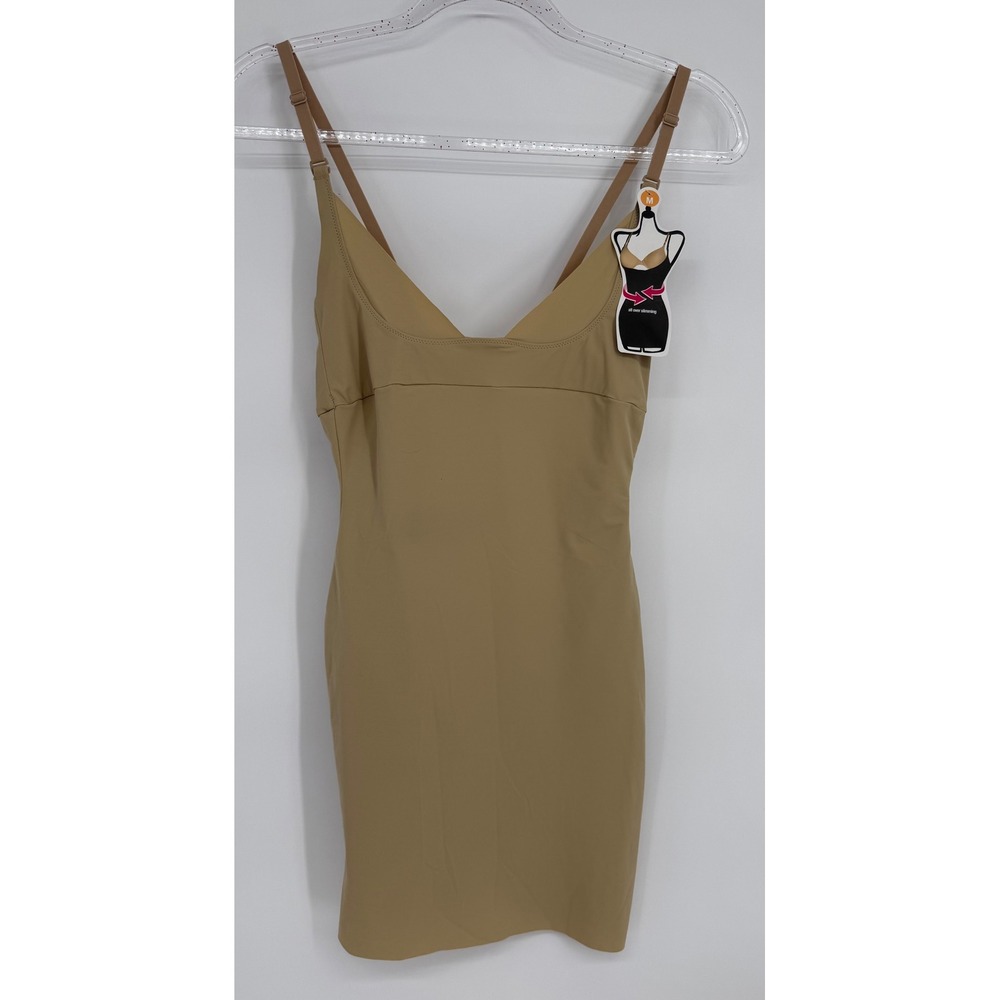 Self Expressions Maidenform Tan Full Slip Shapewear Firm Control Womens Sz M